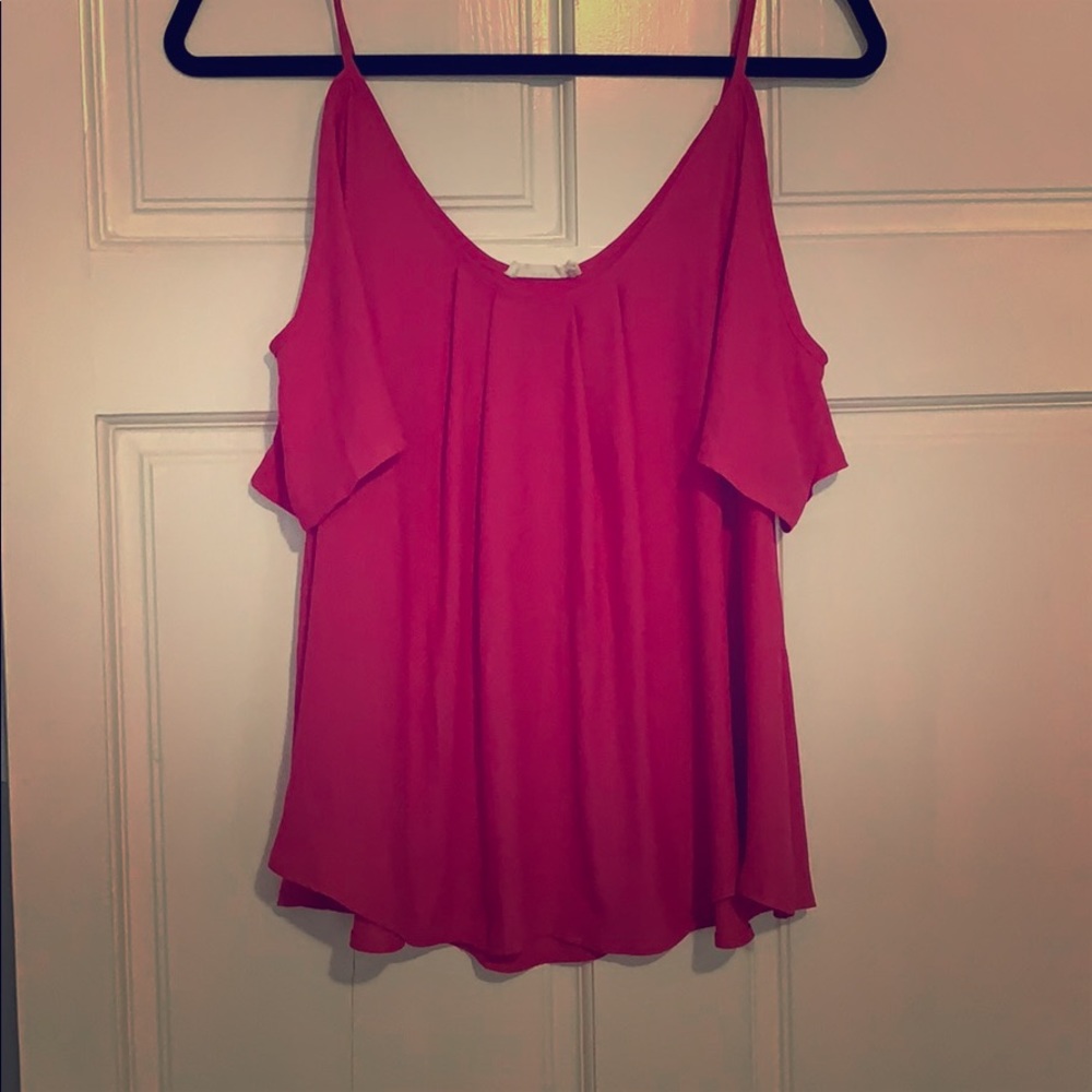 Lush Cold Shoulder Blouse